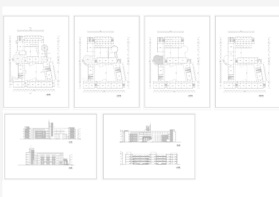 某职业技术学院全套建筑设计方案图纸