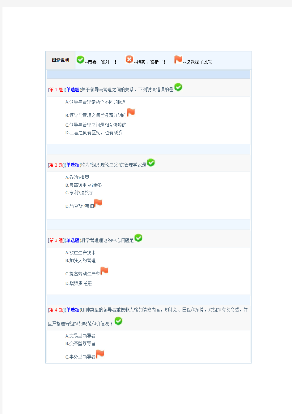 领导科学第一次作业