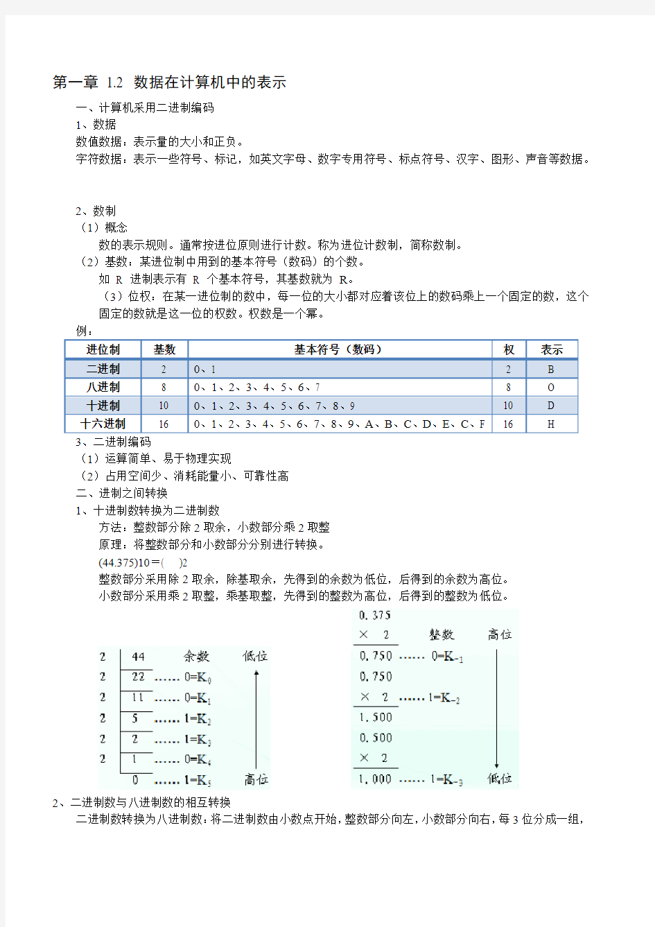 计算机一级考试MS Office知识点