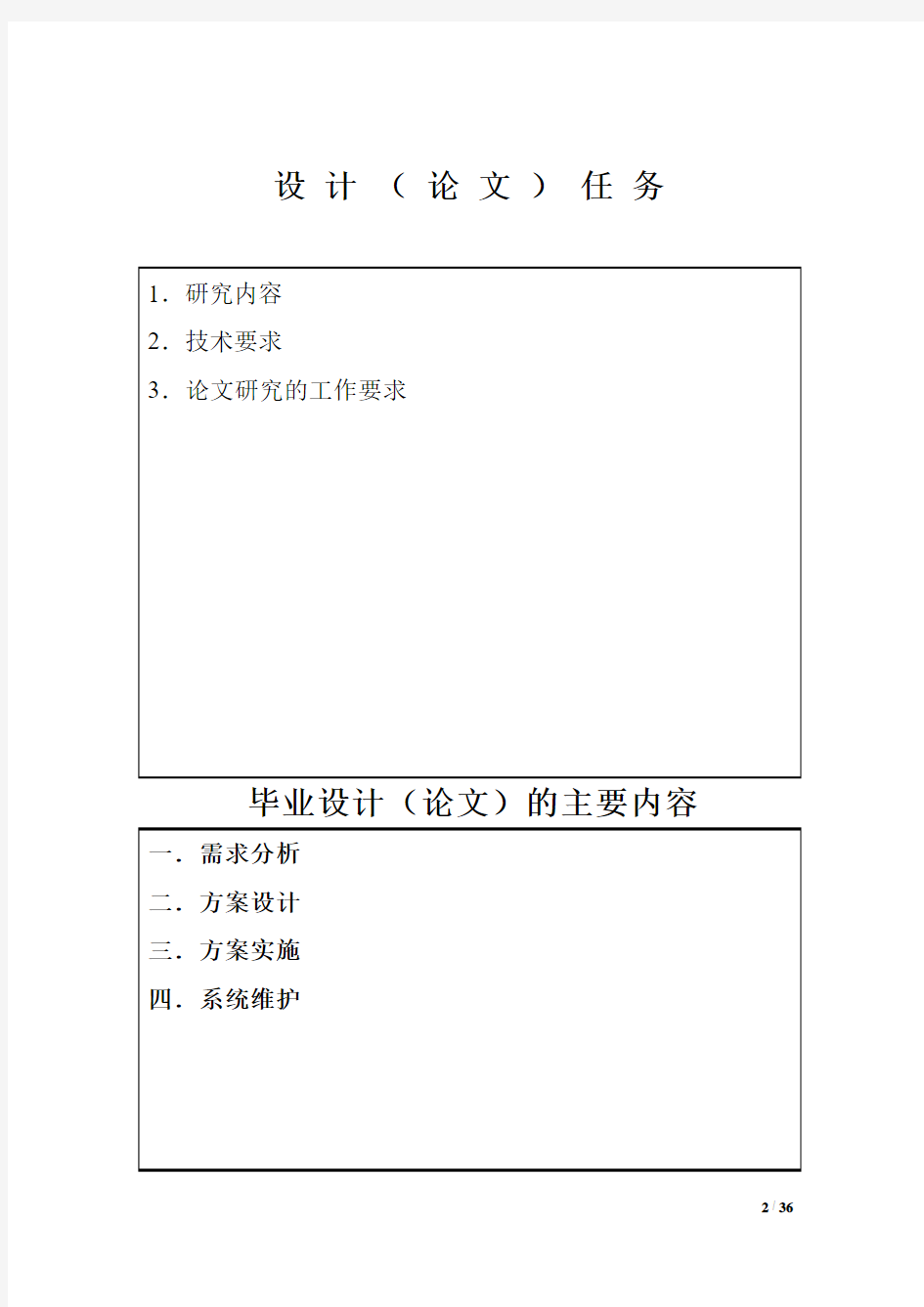 福州大学毕业论文模板1