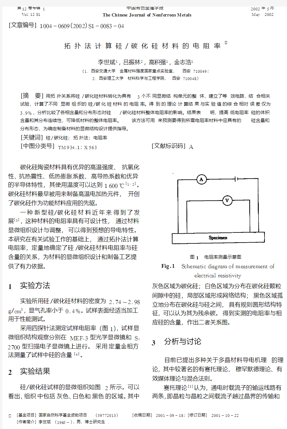 碳化硅材料的电阻率