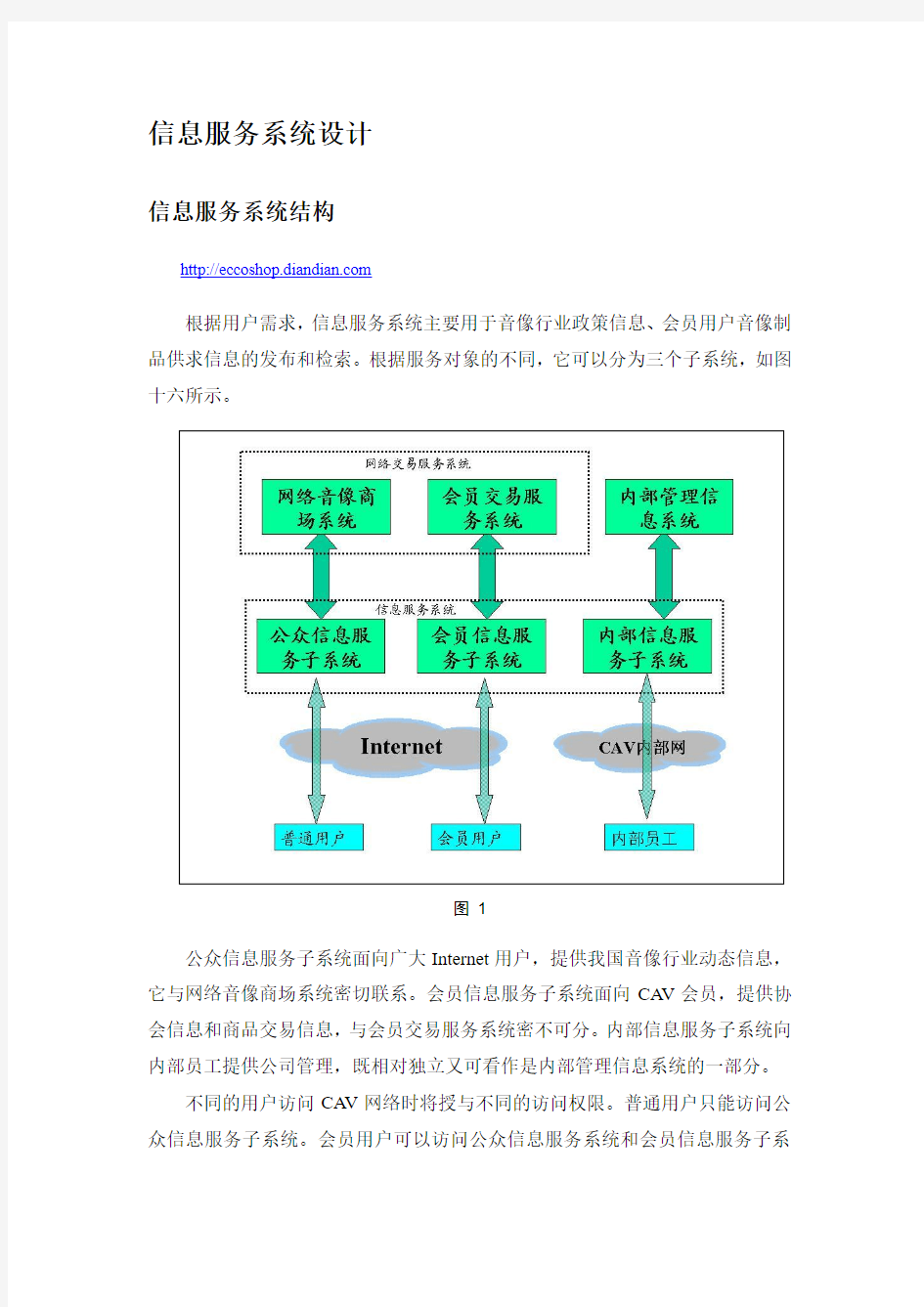 信息服务系统设计