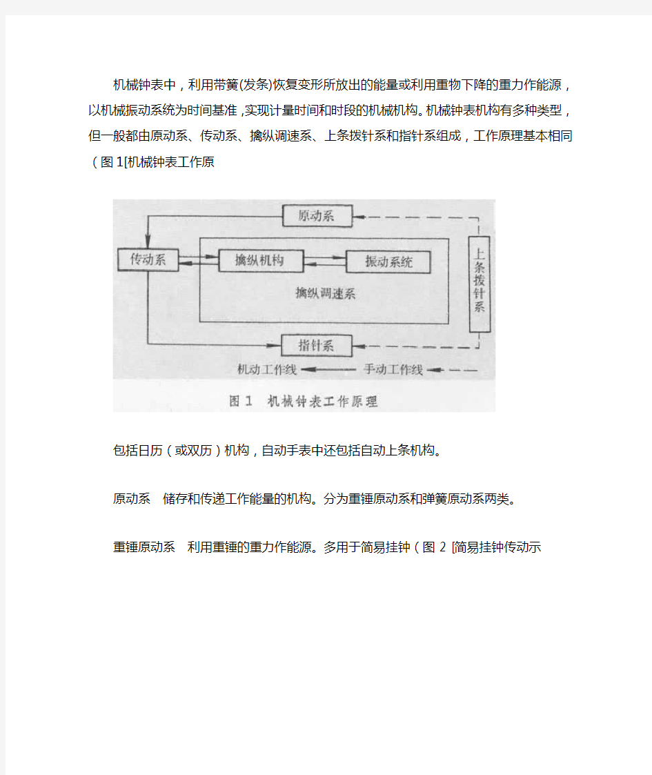 钟表原理