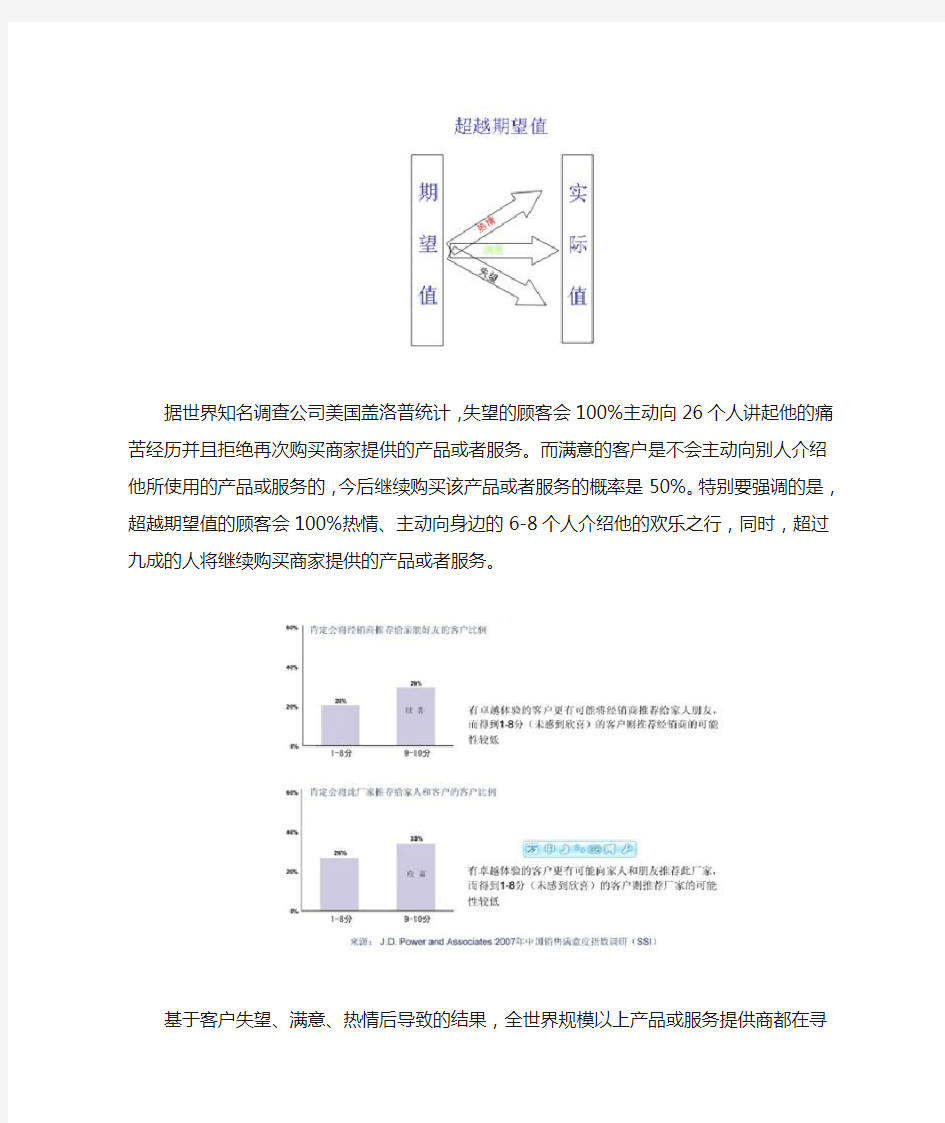 客户满意度是成功基础