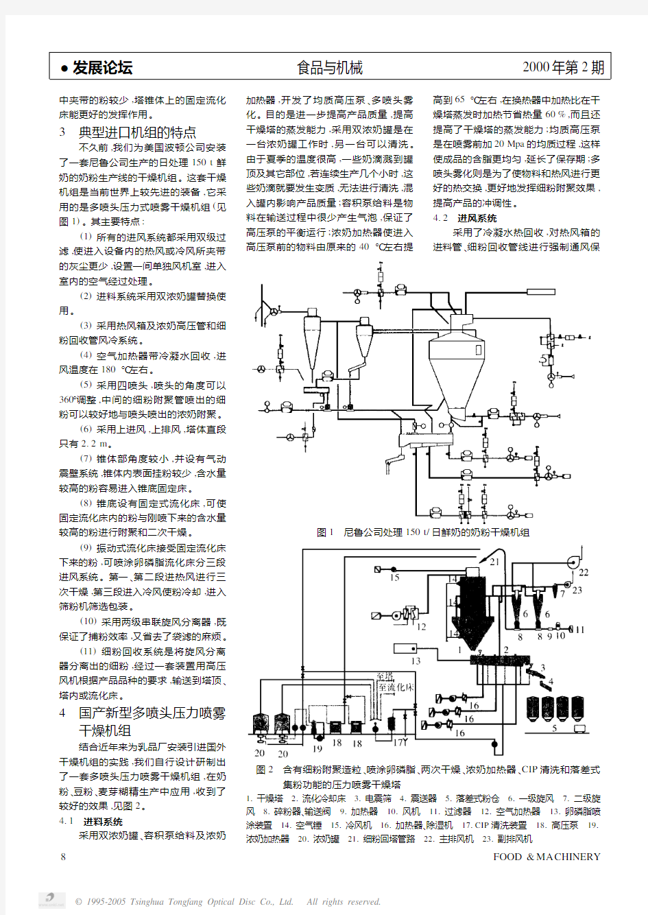 我国喷雾干燥设备现状及与国