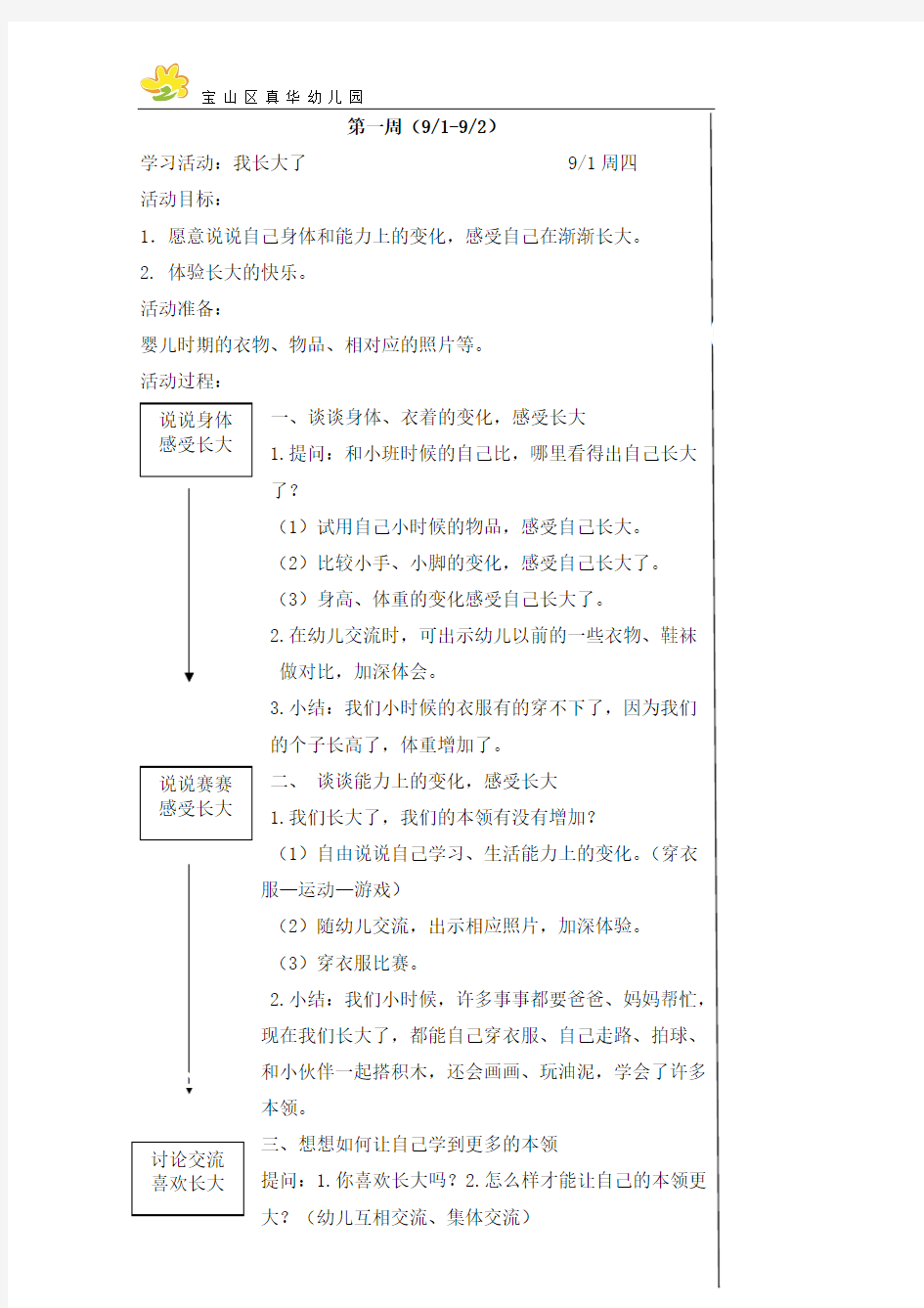 中班 身体的秘密(语言、音乐活动备课)