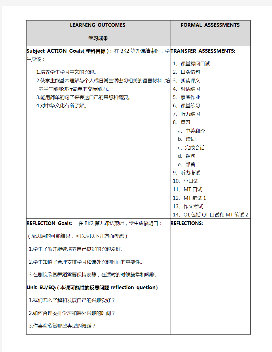 轻松学中文 第2册 7课教案