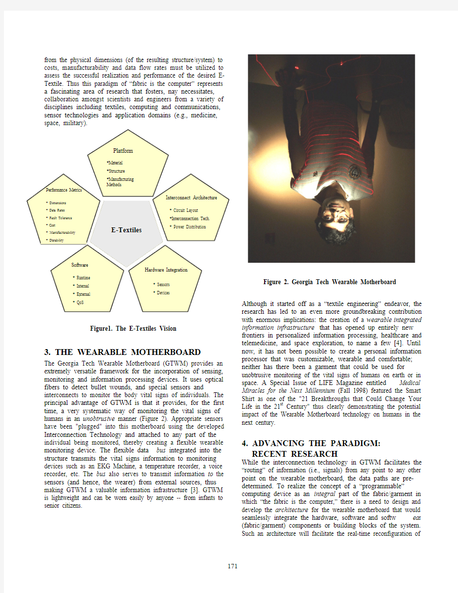 11.2 The Wearable Motherboard A Framework for Personalized Mobile Information Processing (P