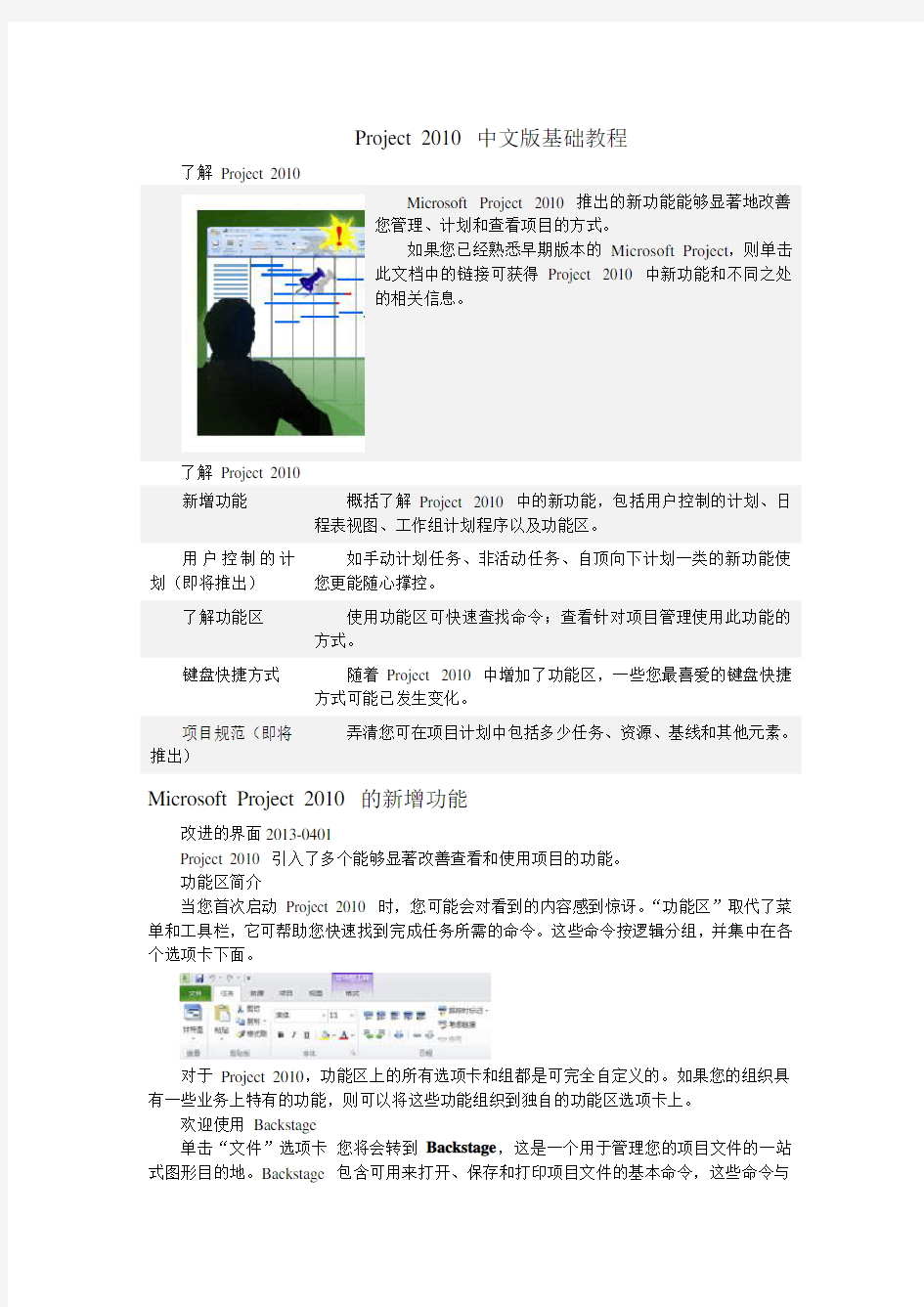 Microsoft Project2010基础教程(适合新手)