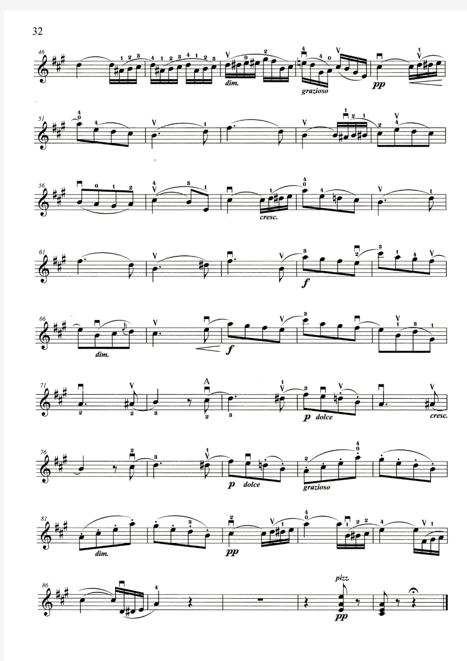 2015年小提琴四级考级自选曲目-春之歌