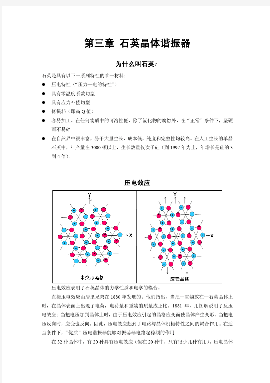 石英晶体谐振器