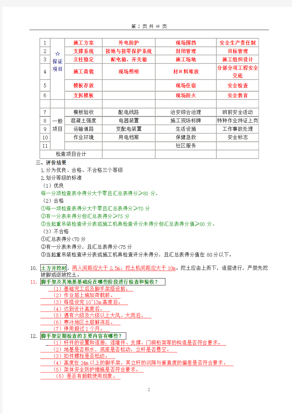 2011一建建筑实务重点(下)