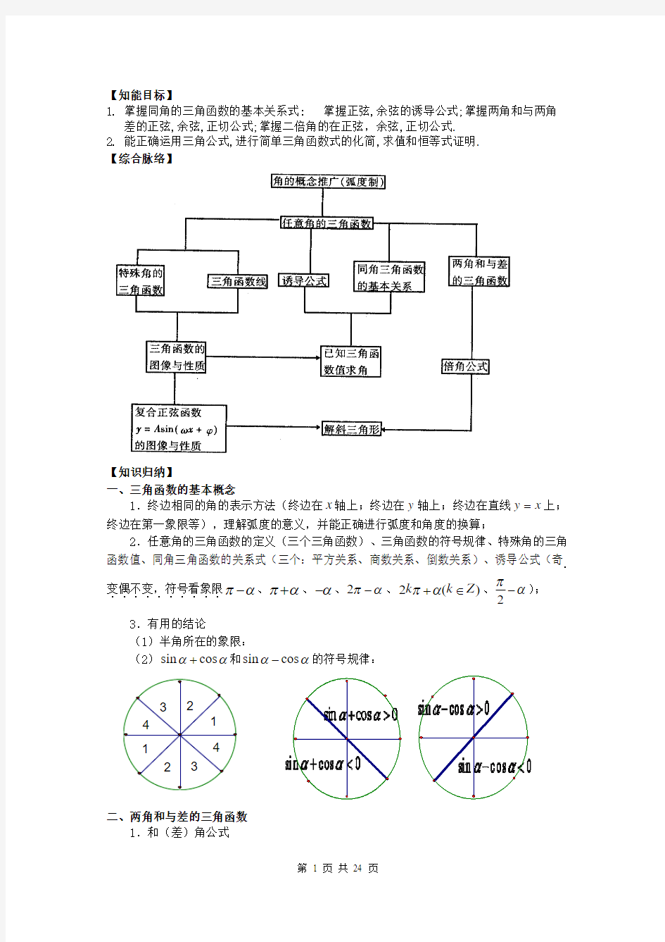 三角函数与复数