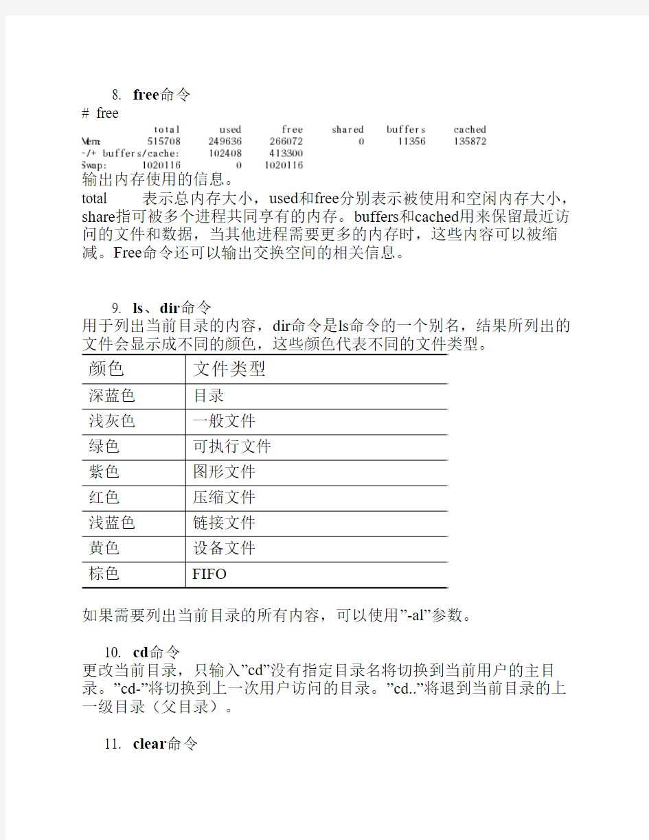 Linux系统常用命令大全