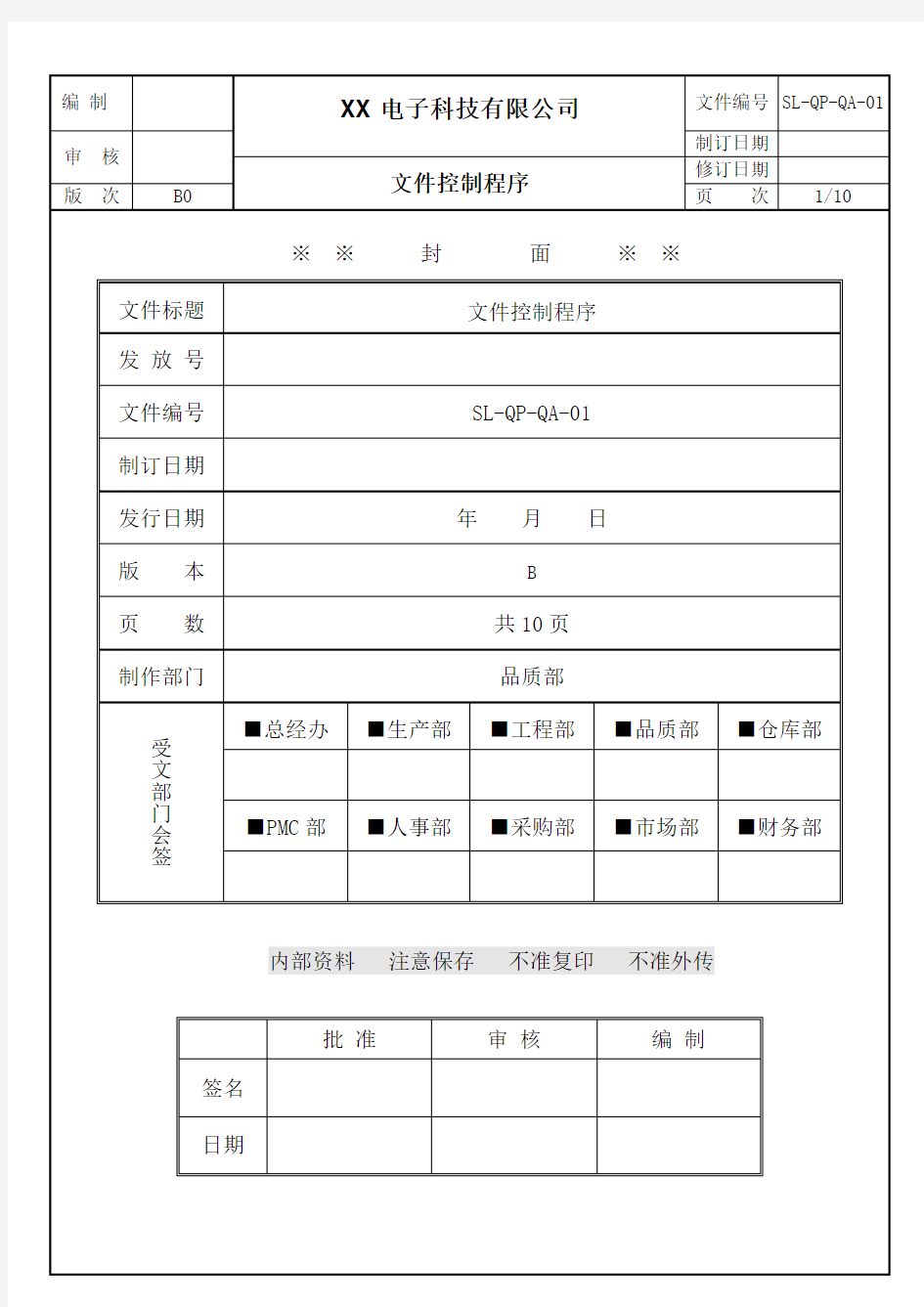 文件控制程序