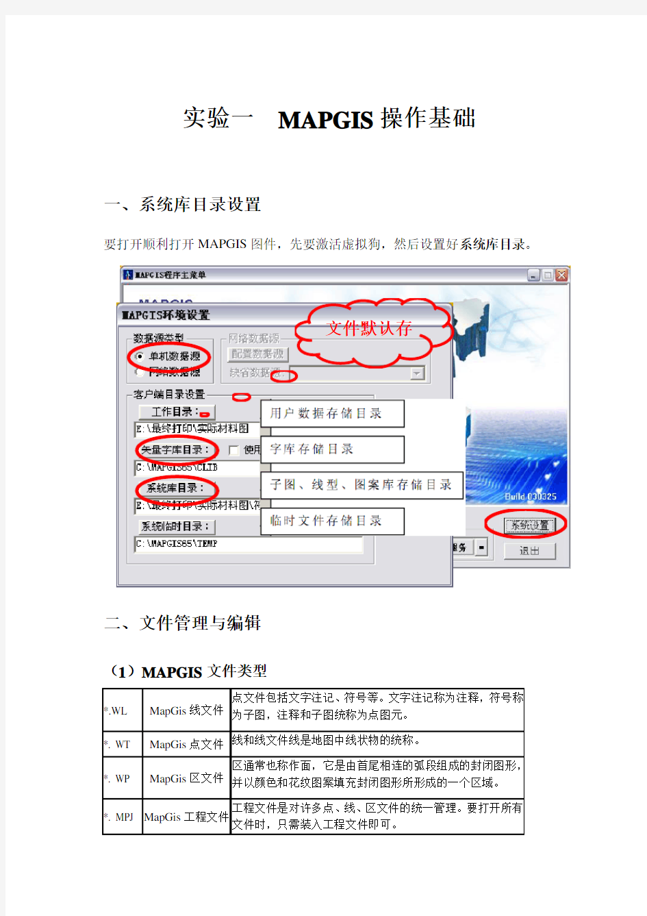 MAPGIS操作基础