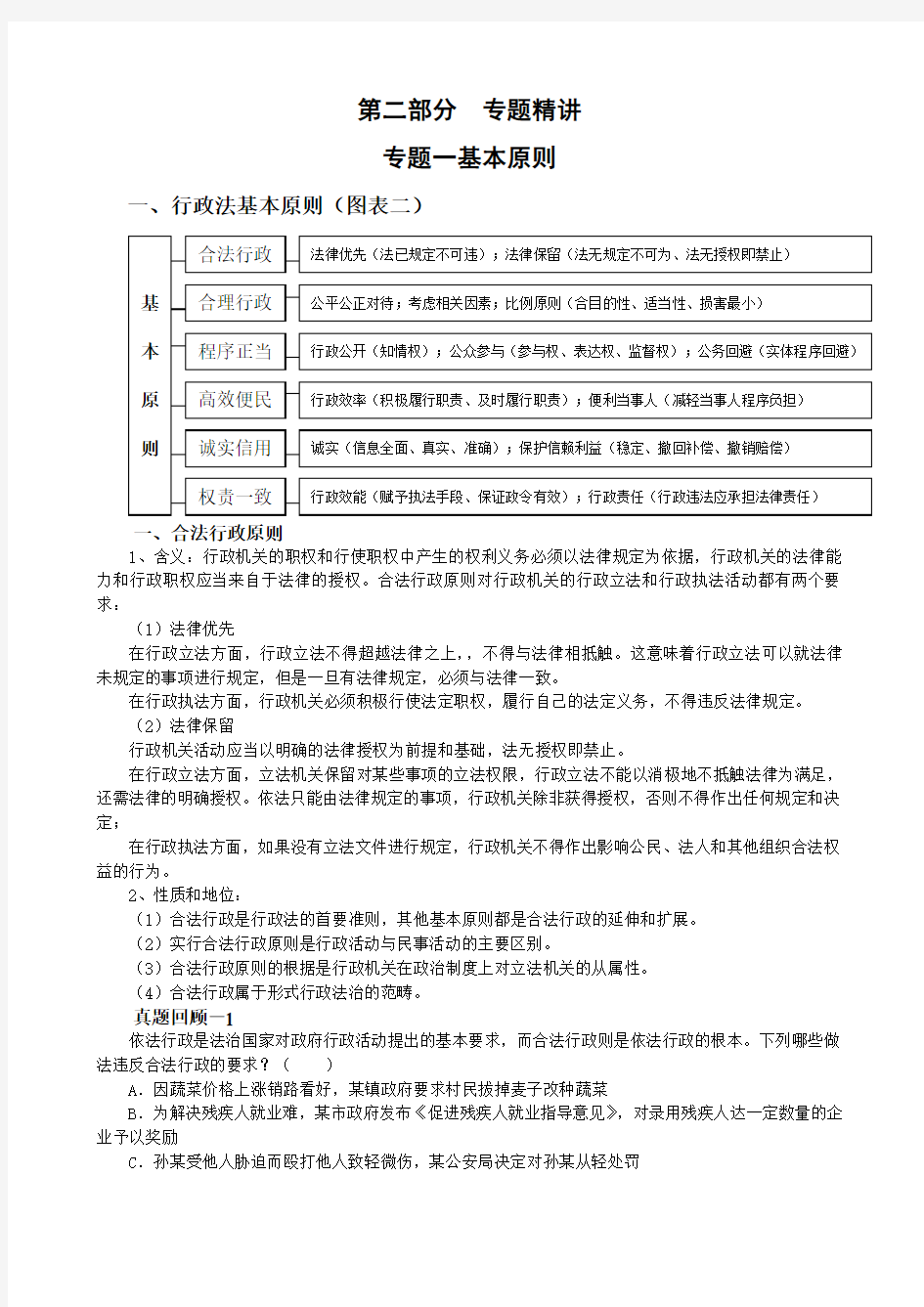 2015年系统强化行政法讲义—徐金桂