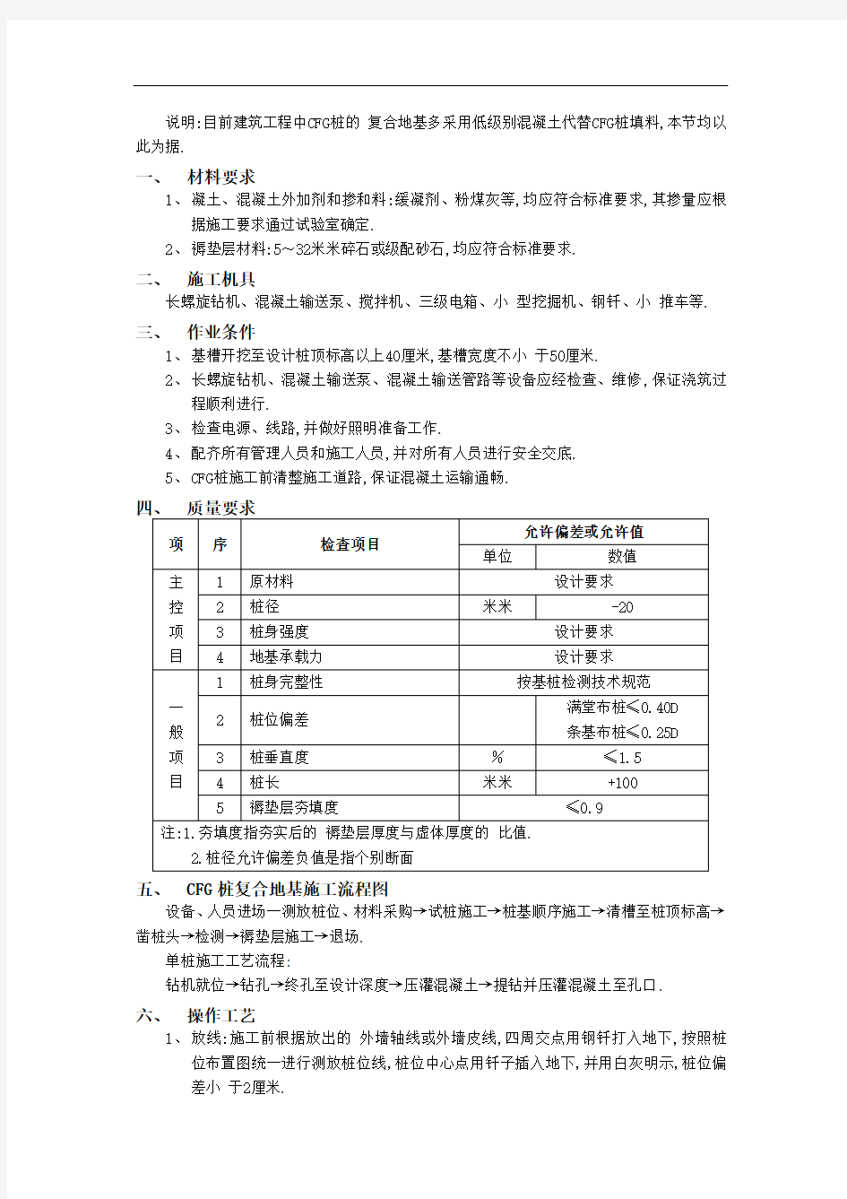 CFG桩复合地基处理工程[详细]