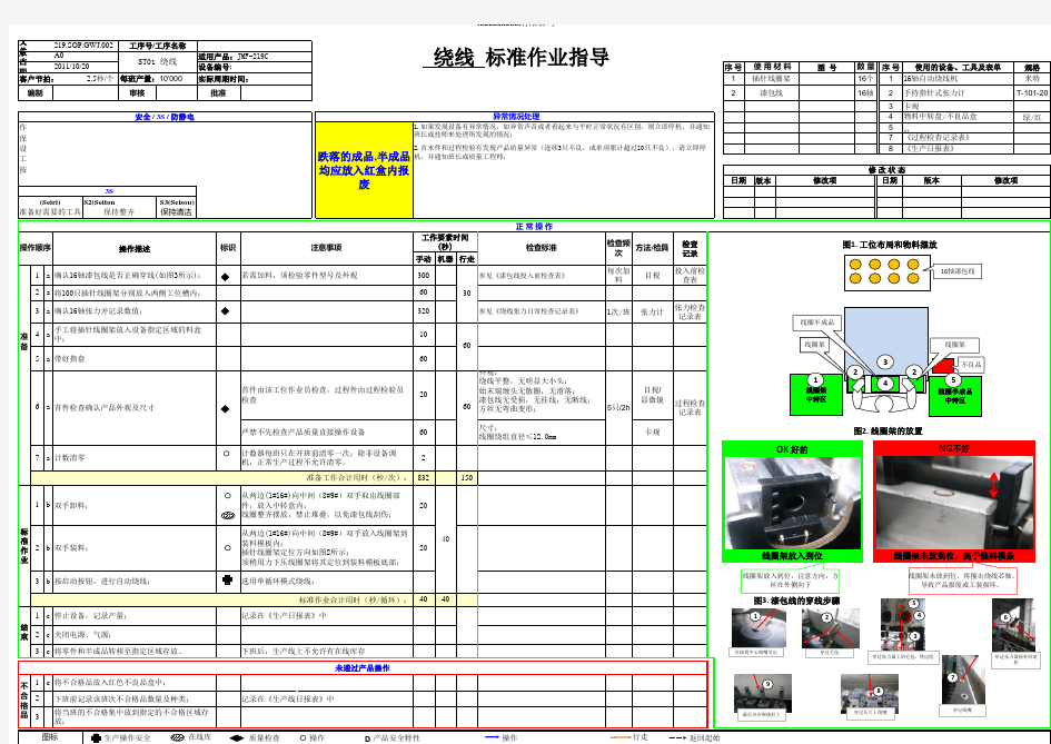 绕线标准作业指导书