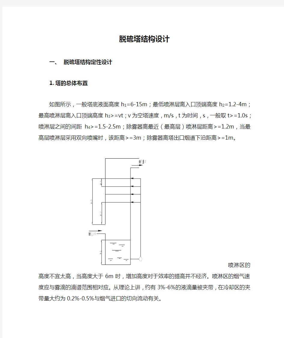 脱硫塔结构设计