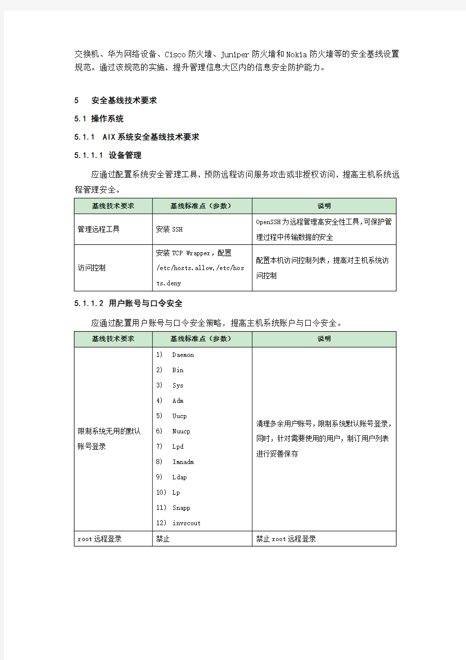 电网IT主流设备安全基线技术规范