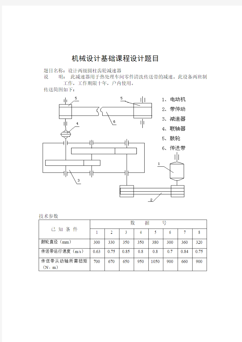 机械设计减速器设计说明书