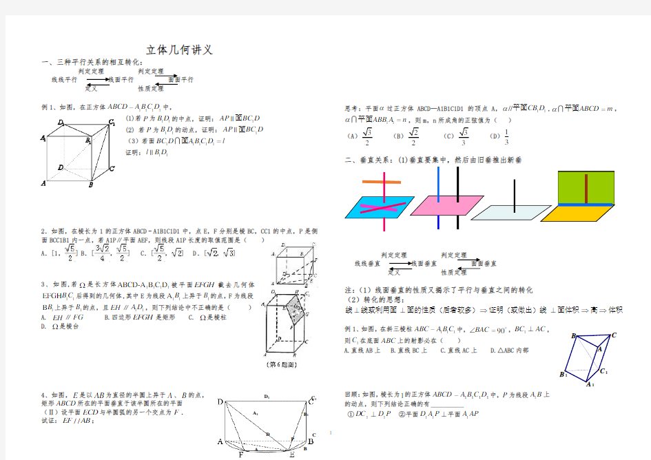 立体几何讲义