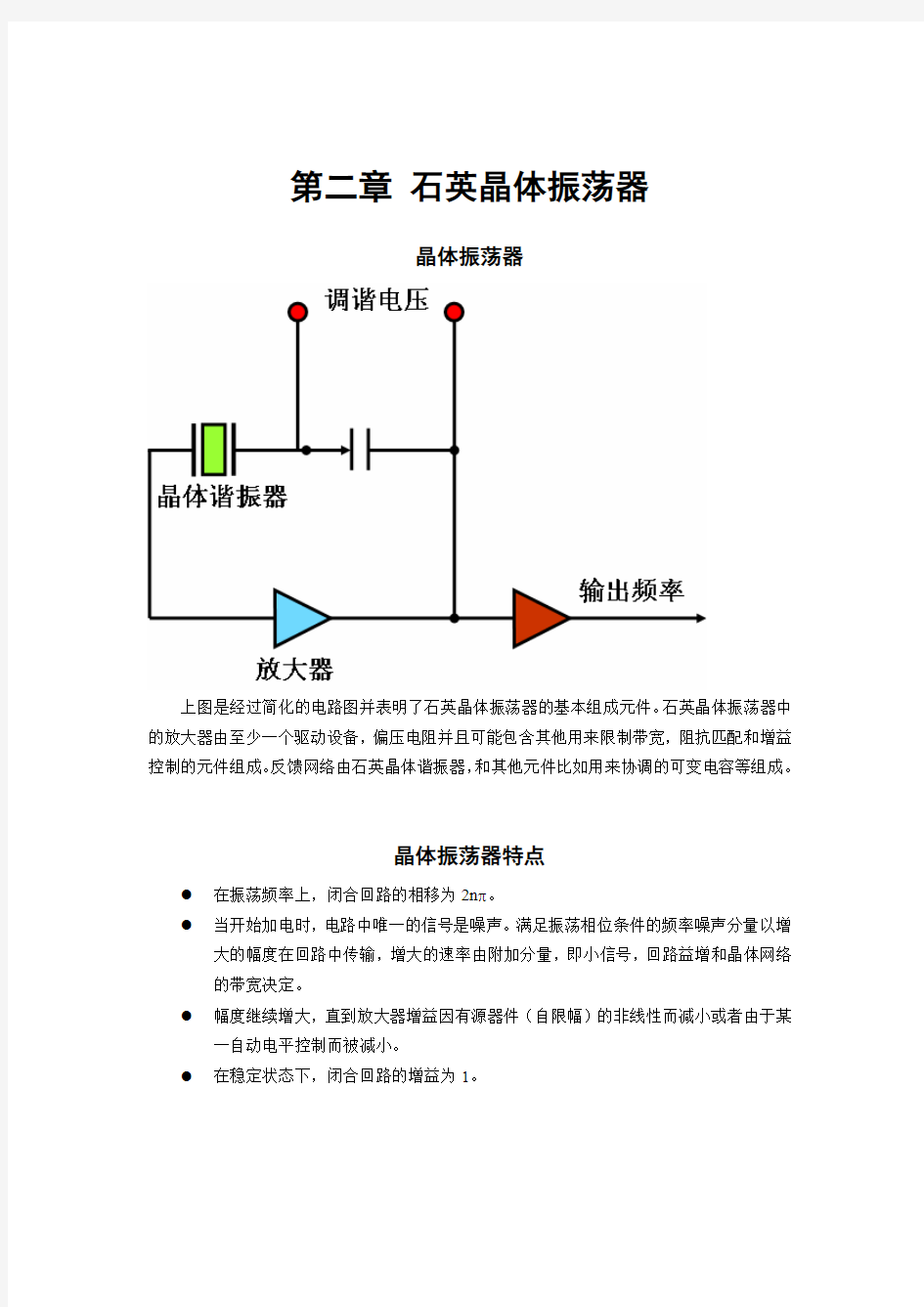 石英晶体振荡器