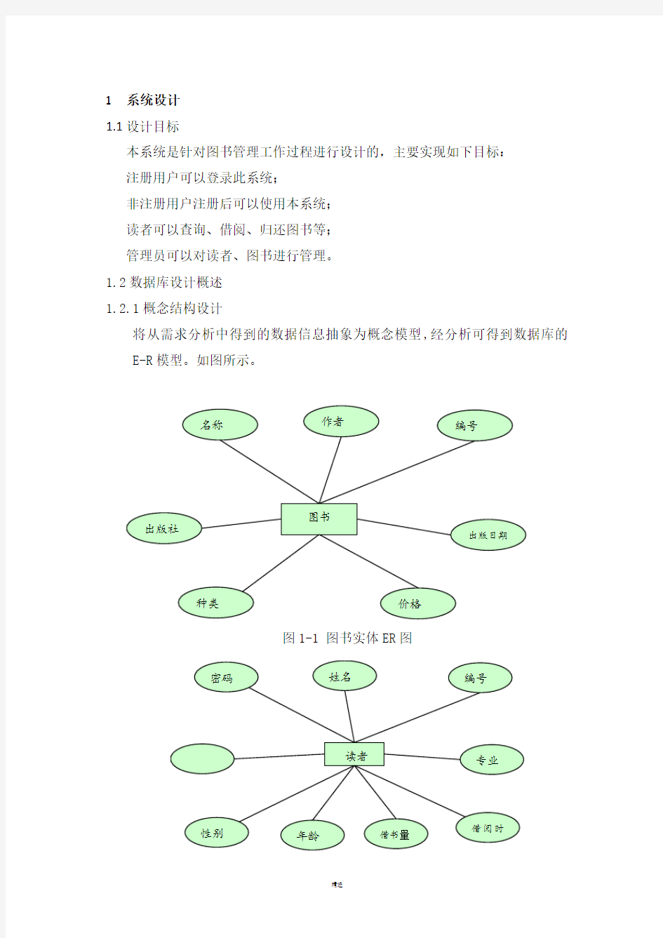 图书管理系统系统设计(含代码)