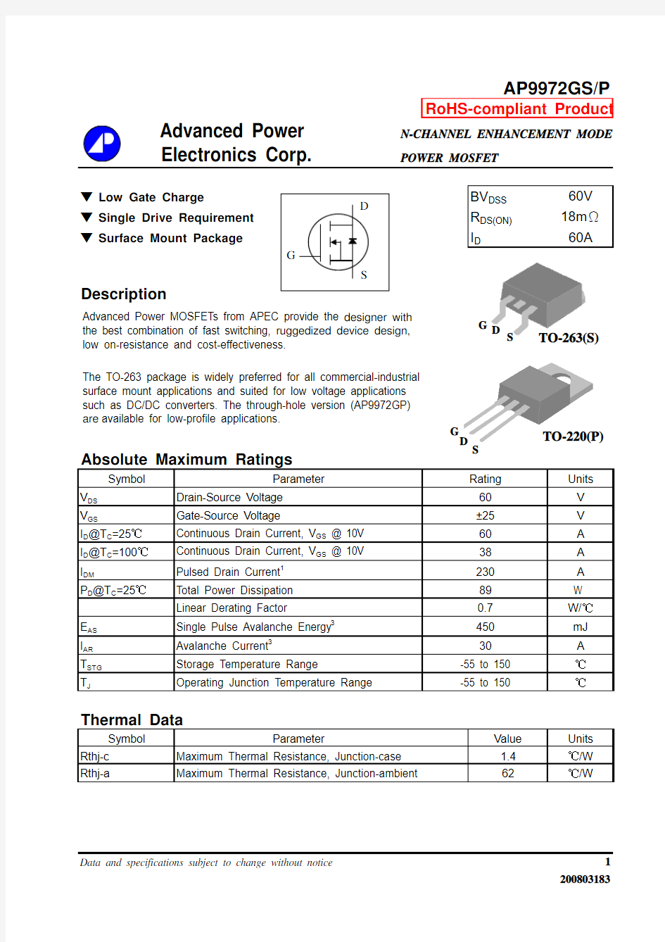 9972gp datasheet