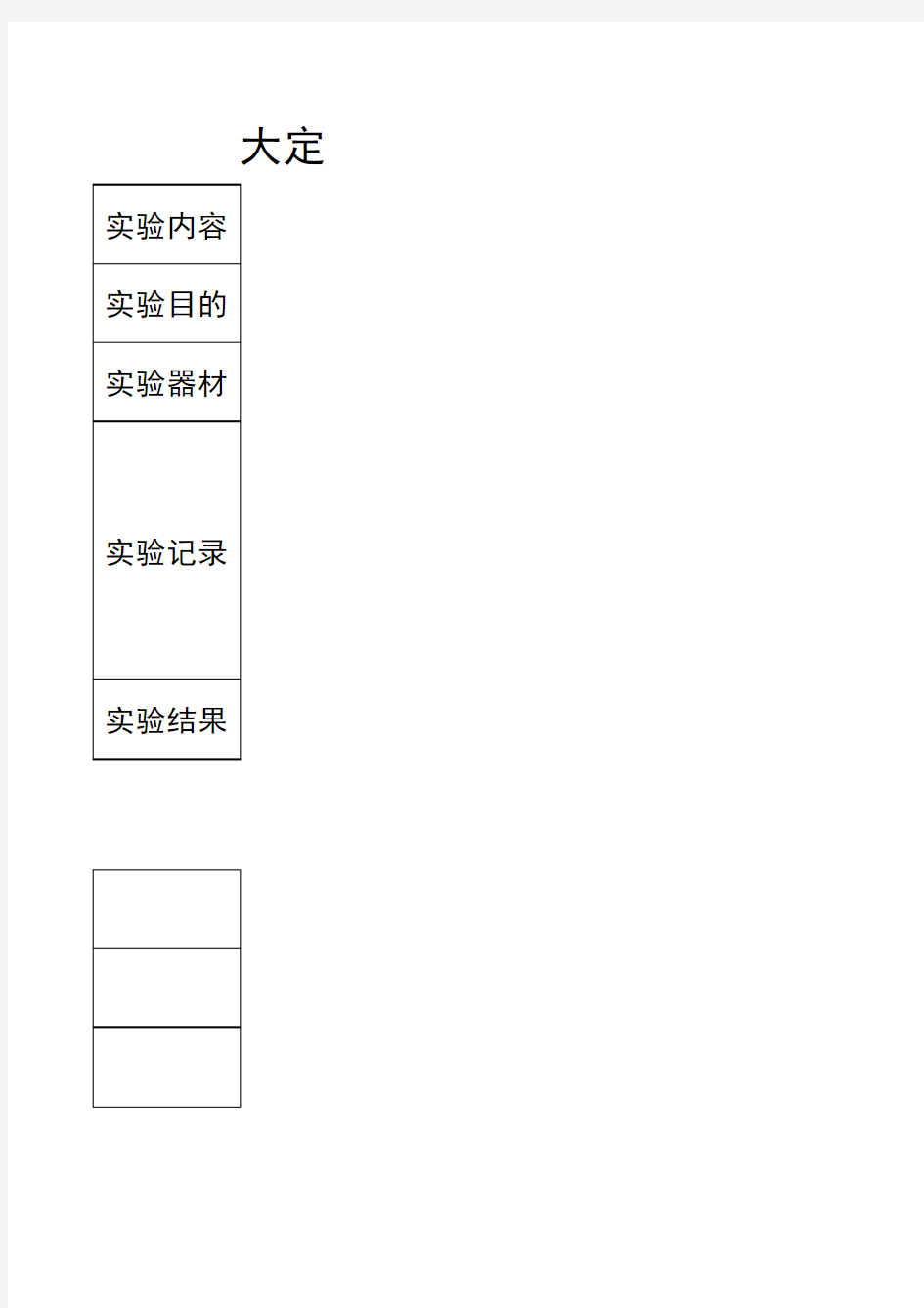 气温的测量实验报告单