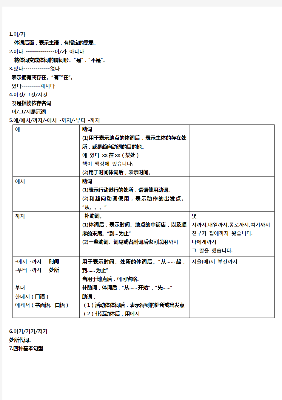 韩国语教程延世大学1-3册语法