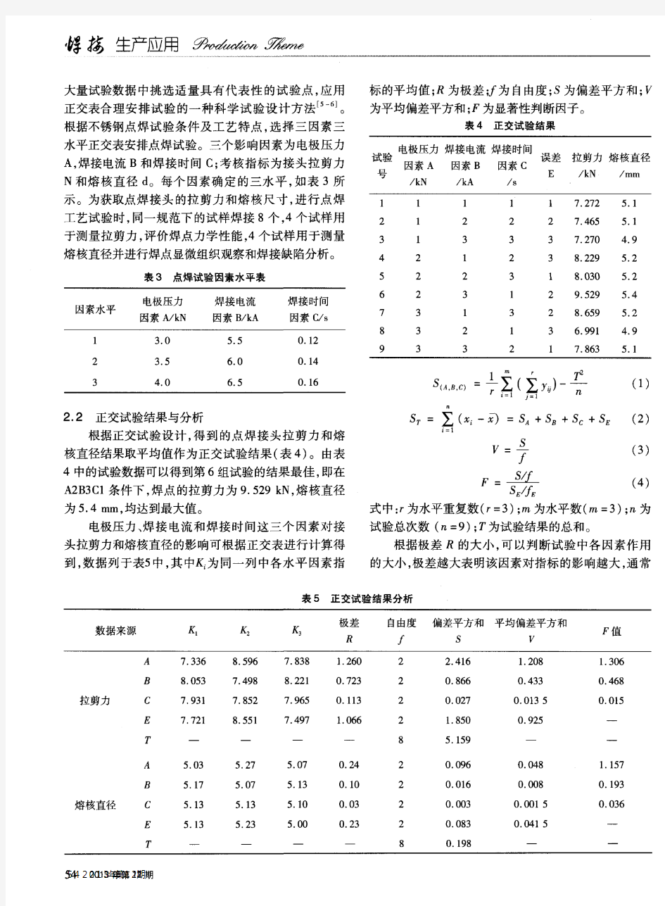 304不锈钢点焊工艺优化与焊点质量分析