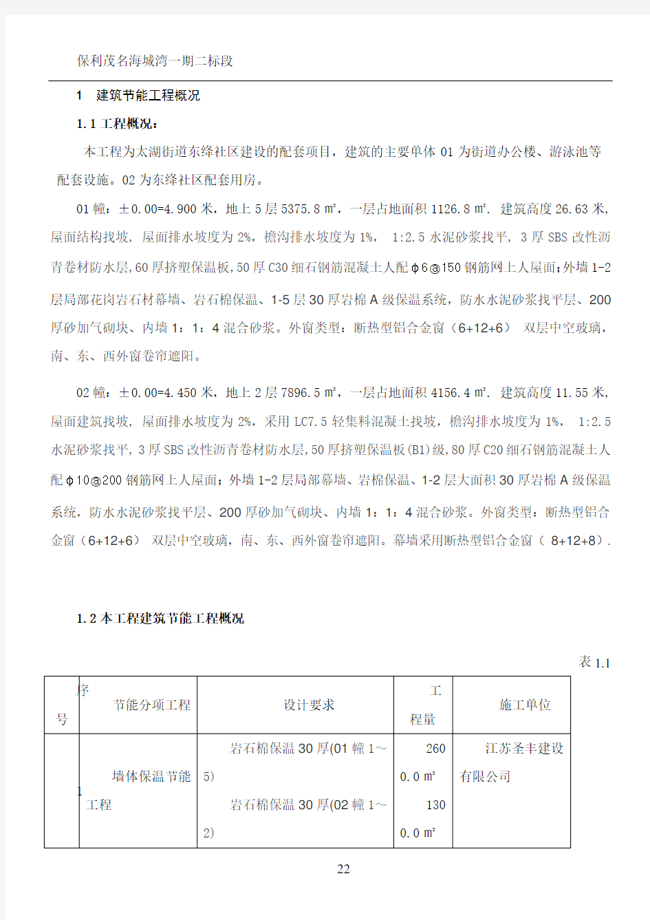 节能工程专项施工方案(格式文本)