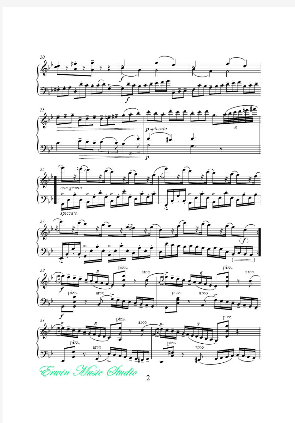 亨德尔 - J.Halvorsen 《Passacaglia 》小提琴曲谱+大提琴曲谱Va+Vc  G[1].F.Handel-J.Halvorsen - Pa