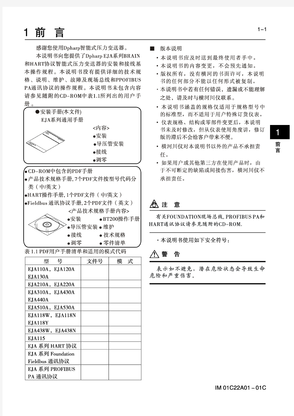 EJA变送器完整中文手册