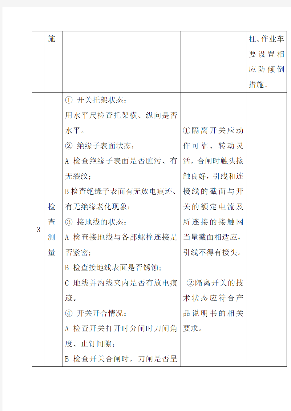 隔离开关检修作业指导书