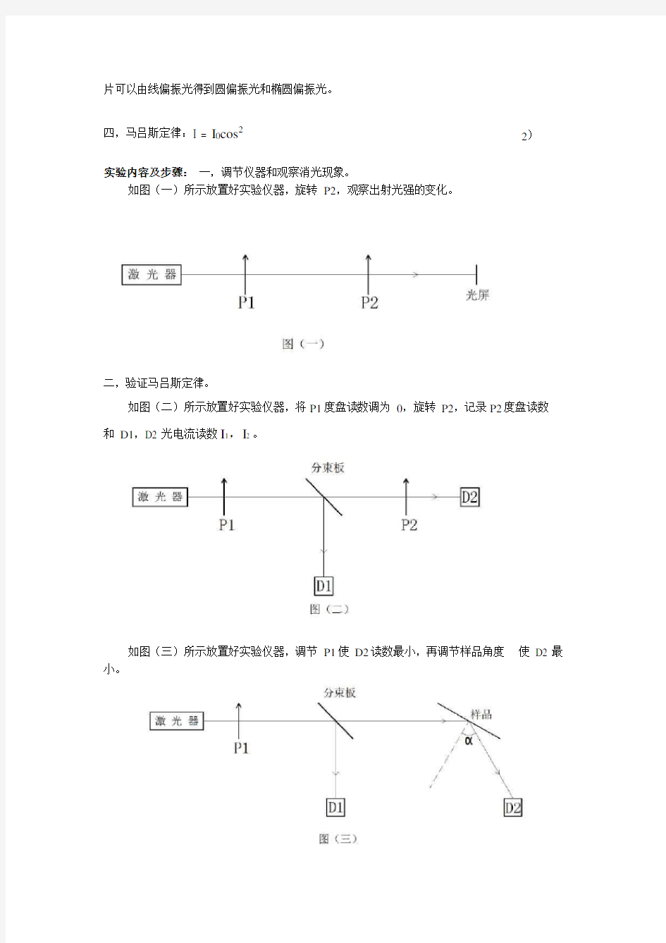 偏振光的观察与研究