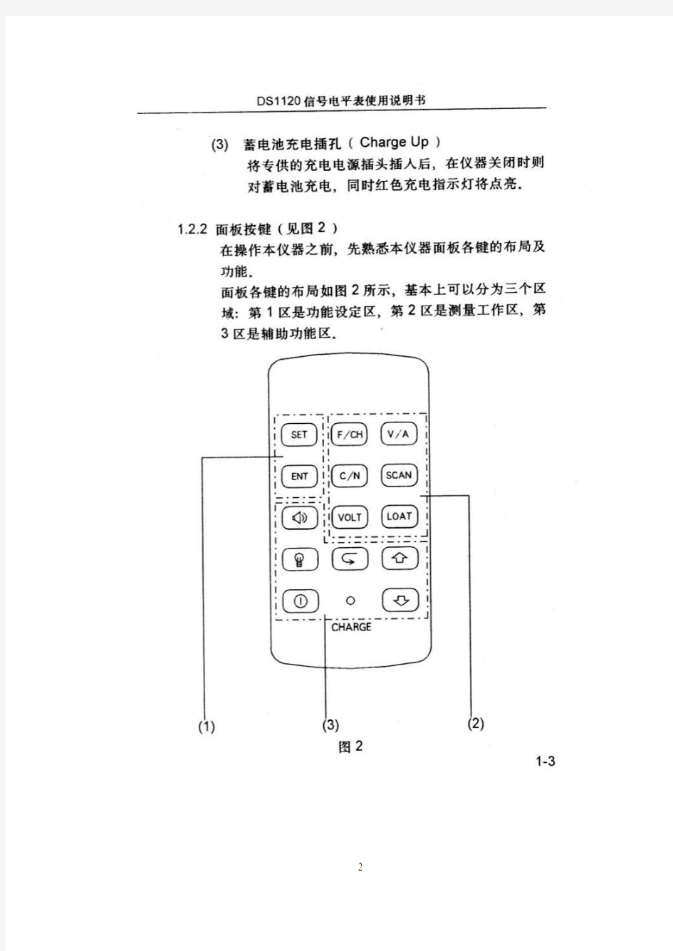 117 德力DS1120模拟电视场强仪使用说明书