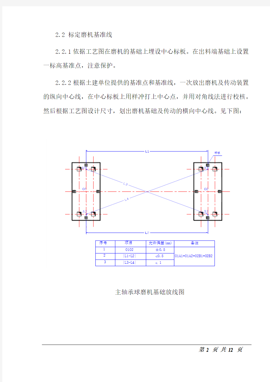 球磨机安装作业指导书